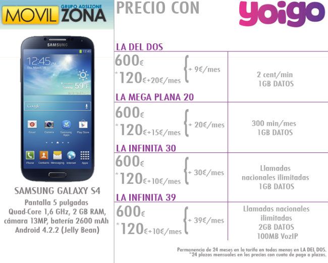 Samsung Galaxy S4 Yoigo