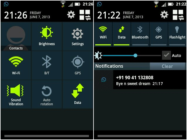 Pantallas de Android