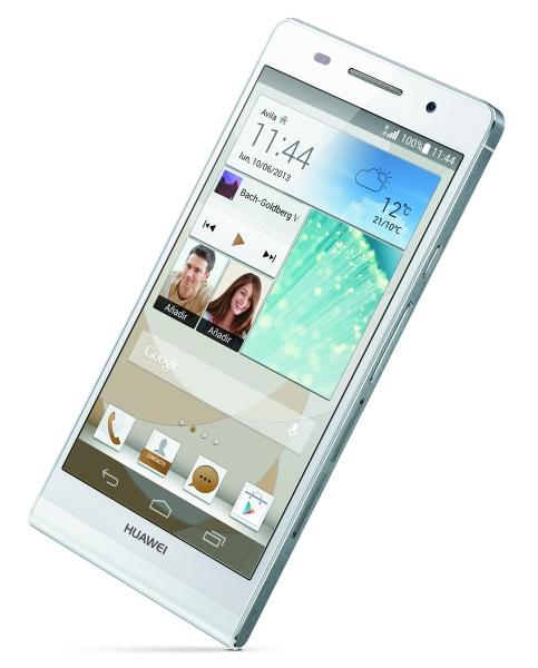Huawei Ascend P6 en color blanco