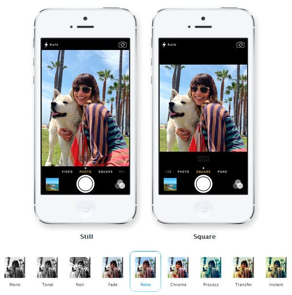 Cámara en iOS 7