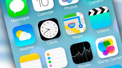 Así luce el nuevo aspecto de iOS 7 del Apple.
