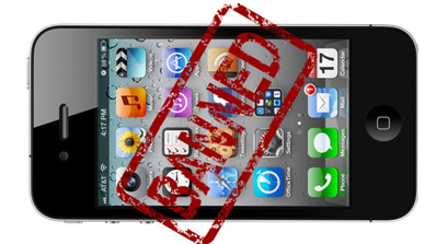 iphone4 prohibido