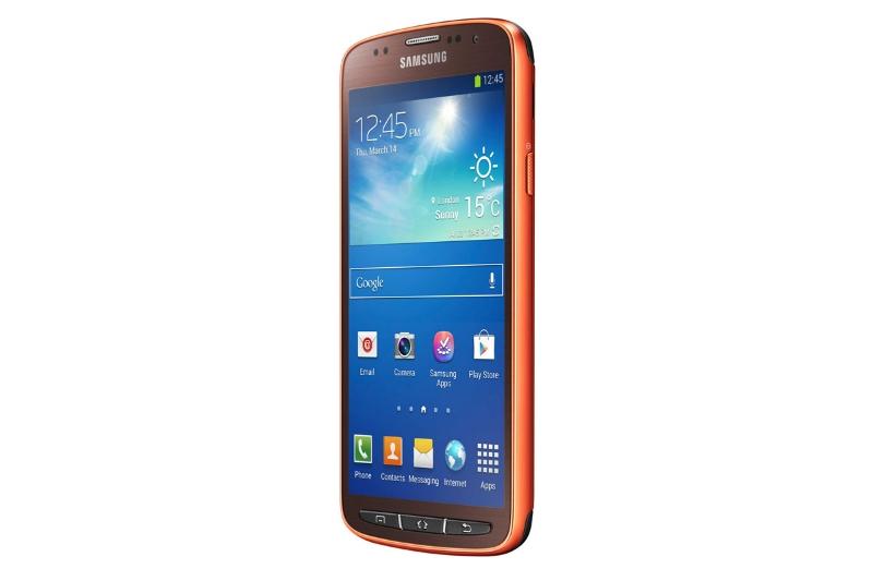 Samsung Galaxy S4 Active con bordes naranjas