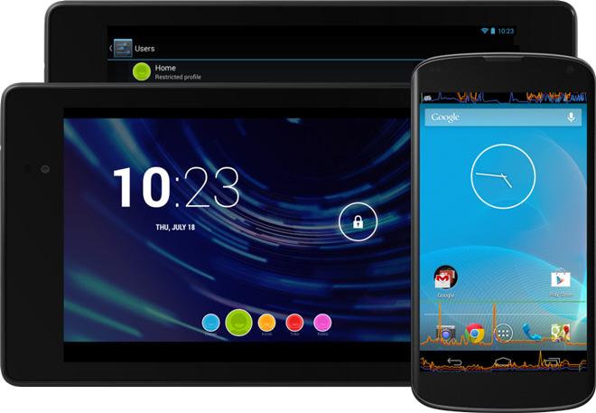 Nexus 4, Nexus 7 y Nexus 10