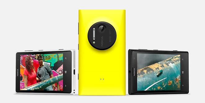 Colores disponibles para el Nokia Lumia 1020