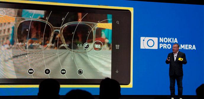 Presentacion de Nokia Pro Camera en Nokia Lumia 1020