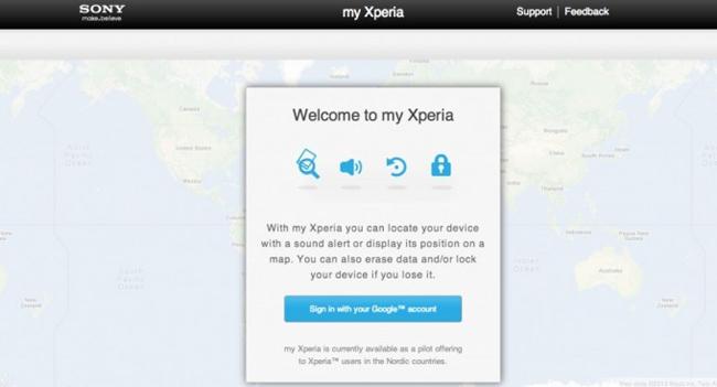 Sony “My Xperia” estará disponible en todo el mundo próximamente.
