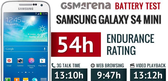 Test de autonomia del Samsung Galaxy S4 Mini