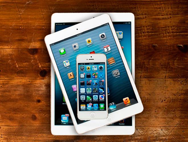 iPad 5, iPad Mini 2 y iPhone 5S
