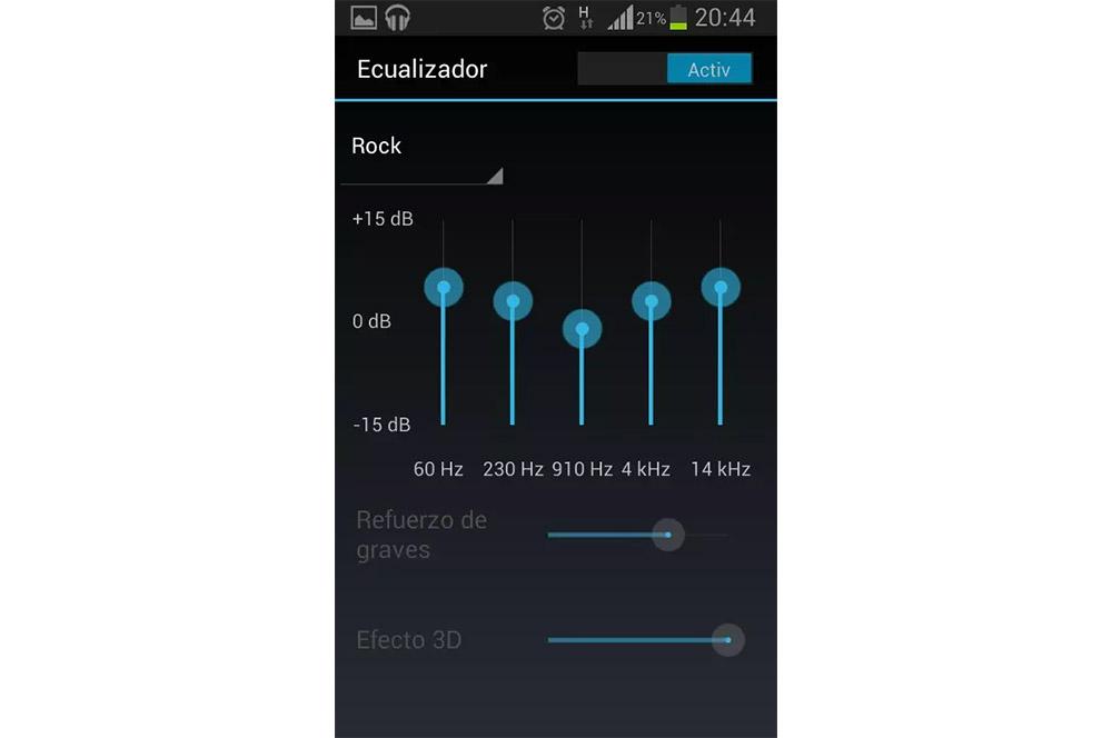 Ecualizador Android