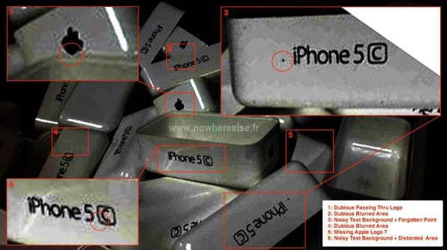 iPhone 5C cajas fake