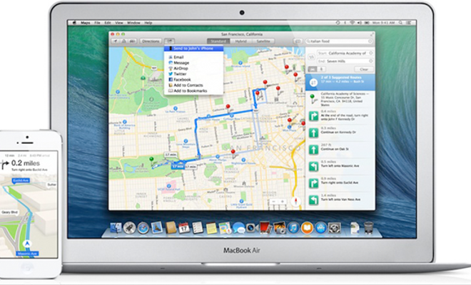 ios 7 mapas