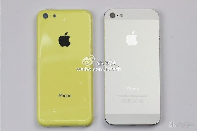 iPhone económico vs iPhone 5, fotos de su tamaño (1)