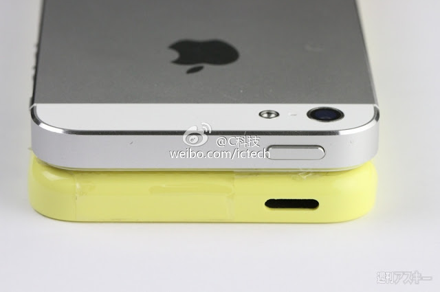 iPhone económico vs iPhone 5, fotos de su tamaño (4)