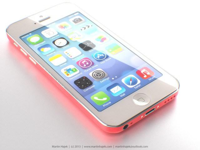 iPhone mini low cost concepto carcasa roja