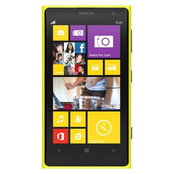 Nokia Lumia 1020 vista frontal