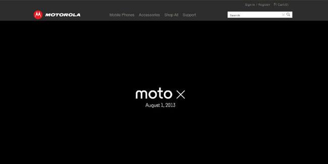 Página web de Motorola.