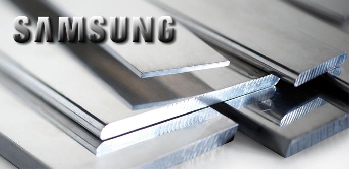 Logotipo de Samsung en color gris
