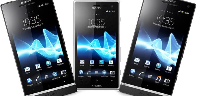 Sony Xperia S, Xperia SL y Acro S recibirán actualización en breve.