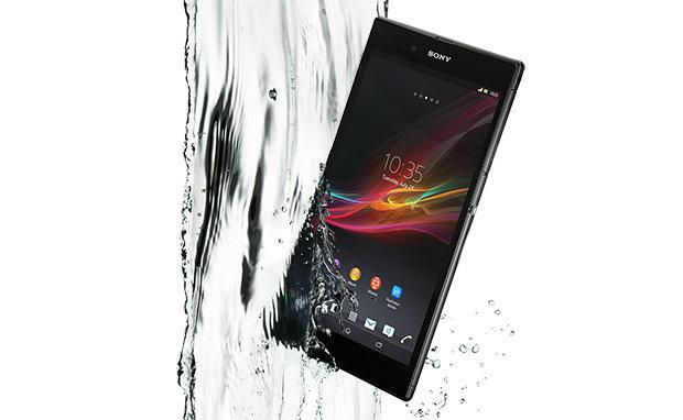 Sony Xperia Z Ultra resistente al agua.
