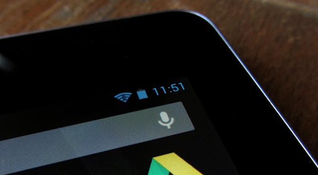 Captura de la pantalla de Nexus 7