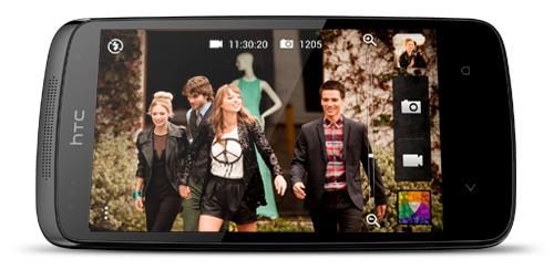 HTC Desire 500 con pantalla de 4,3 pulgadas.