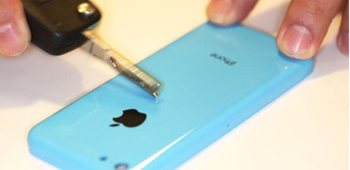 iPhone 5C en azul