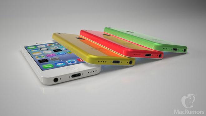 iPhone 5S y iPhone 5C en diferentes colores