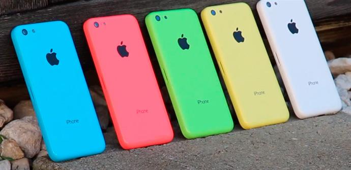 Gama de colores que tendrá el iPhone 5C.