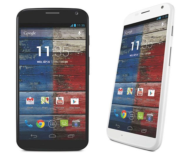 Motorola Moto X frontal.