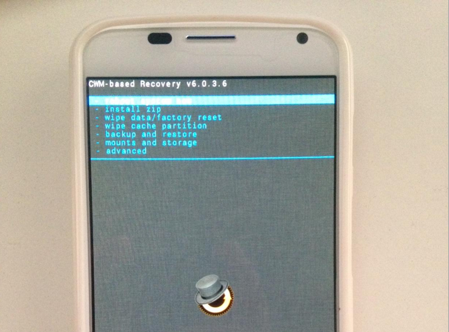 Foto de CWM Motorola Moto X