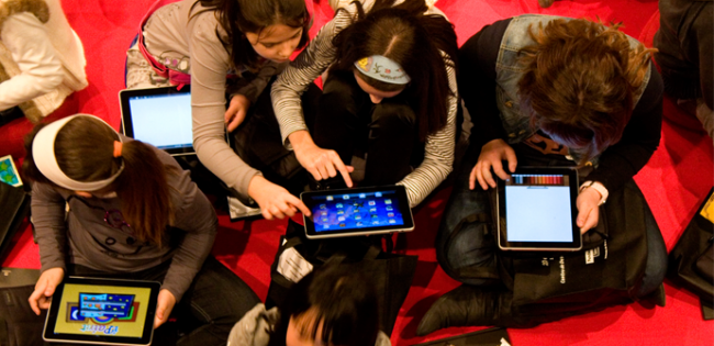 niños ipads