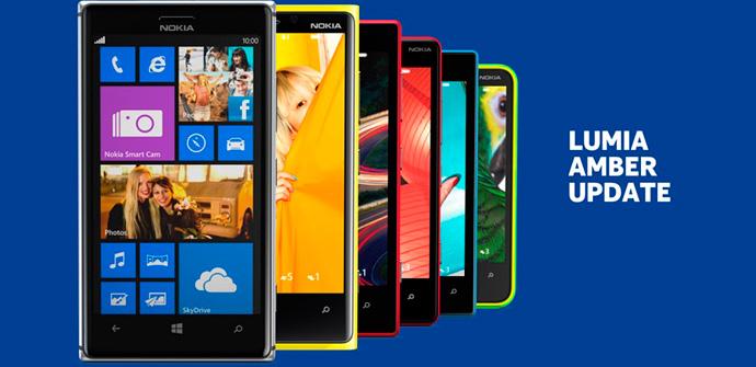 Actualización Amber para los Nokia con Windows 8.