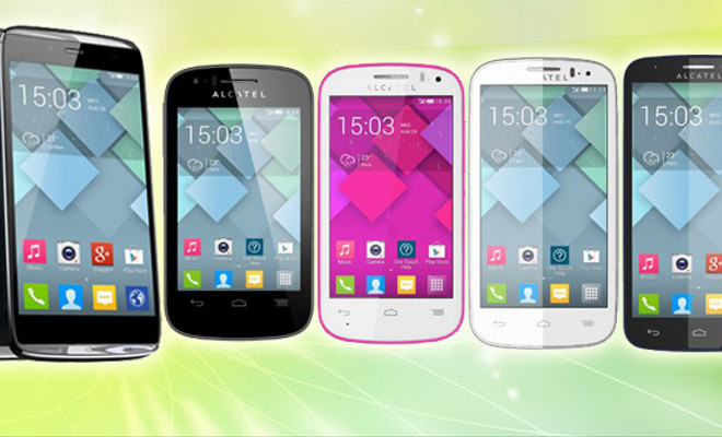 Nuevos terminales de Alcatel presentados en la IFA.