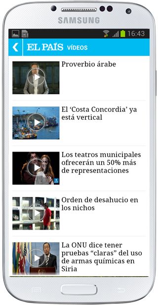 Vídeos en El País