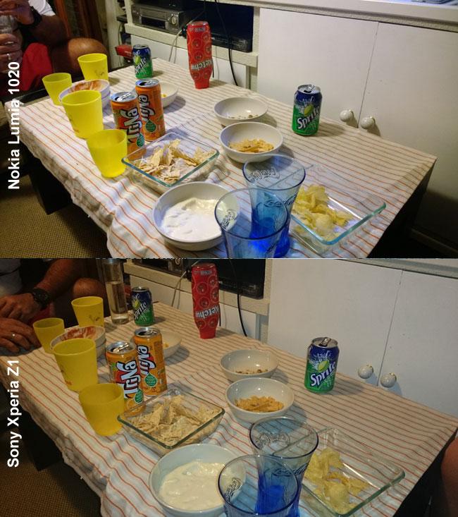 Fotos de mesa con comida y bebidas