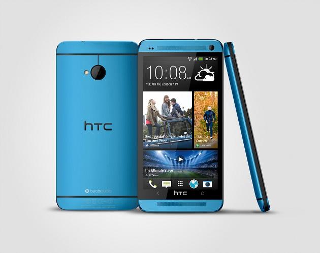 HTC One Vivid blue.