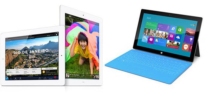Microsoft rebaja 200 dólares el Surface al entregar un iPad.