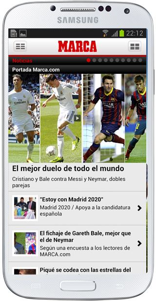 Portada aplicación Marca