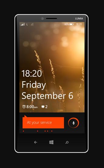 Interfaz de Windows Phone 8.1 en un terminal Lumia