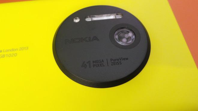 Lente de la camara del Nokia Lumia 1020