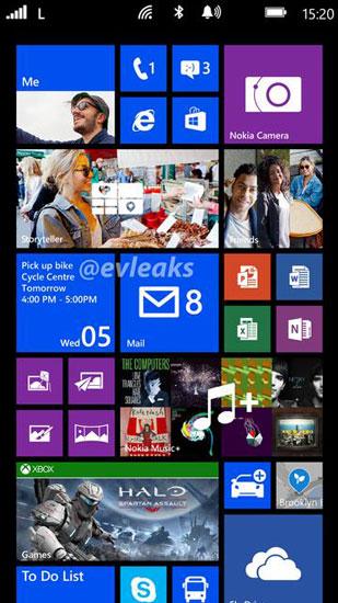 Interfaz Modern de Windows Phone 8 para el Nokia Lumia 1520