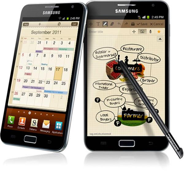 Primera version del Samsung Galaxy Note