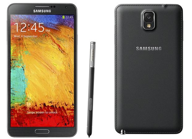 Samsung Galaxy Note 3 en negro