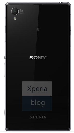 Parte trasera del Sony Xperia Z1
