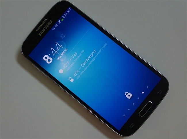Fotografía de TouchWiz 4.2 con widgets