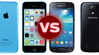 comparativa iphone 5c galaxy s4 mini