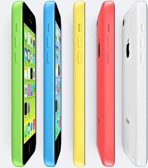 Carcasa de colores del iPhone 5C