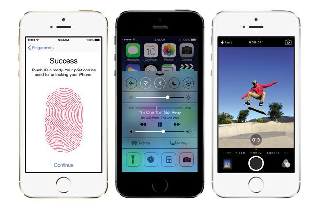 iOS 7 en iPhone 5S