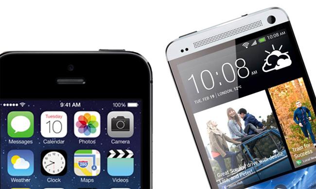 iPhone 5S vs. HTC One: comparativa de características.